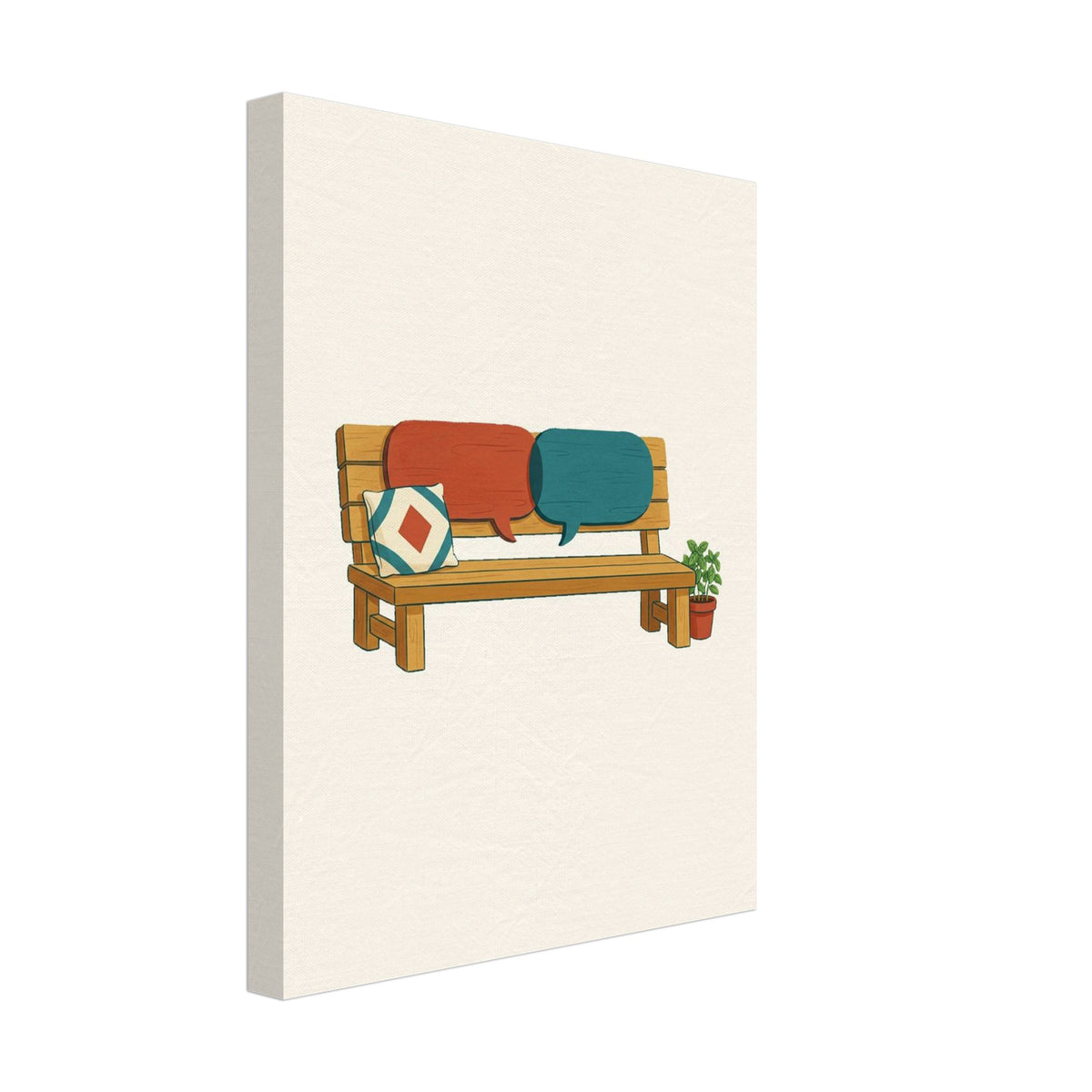 Room for One More Word Canvas Print, Roots & Talks - canvas photo 5