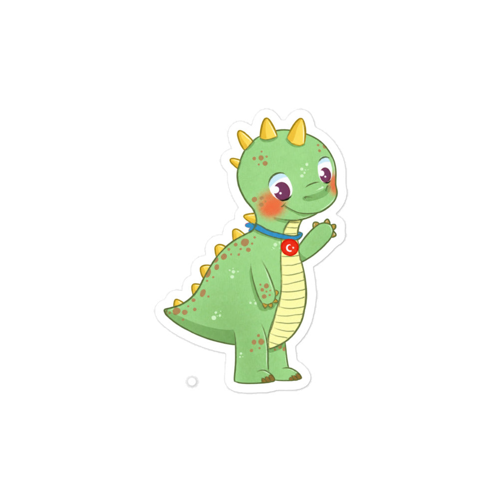 Dino Dinosaur Kiss-Cut Sticker, Roots & Talks - product photo