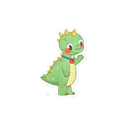 Dino Dinosaur Kiss-Cut Sticker, Roots & Talks - product photo