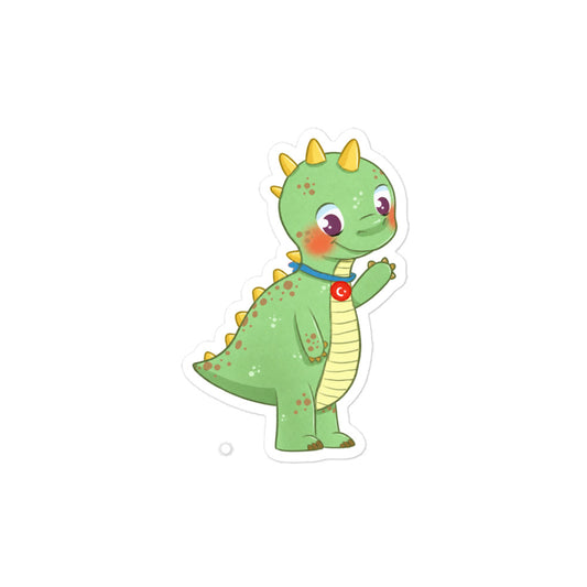 Dino Dinosaur Kiss-Cut Sticker, Roots & Talks - product photo