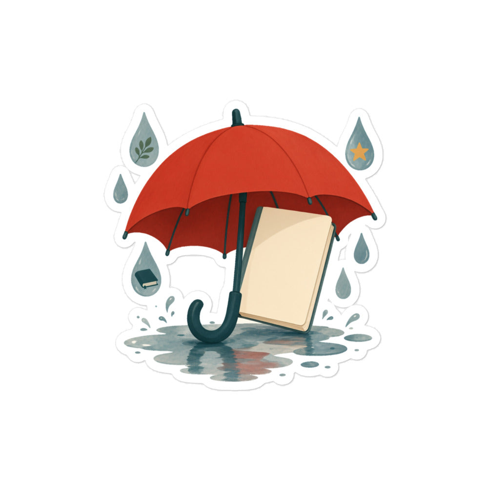 Word Umbrella Kiss-Cut Sticker, Roots & Talks - product photo