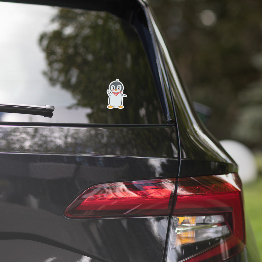 Pingucan Penguin Kiss-Cut Sticker, Roots & Talks - lifestyle photo 2