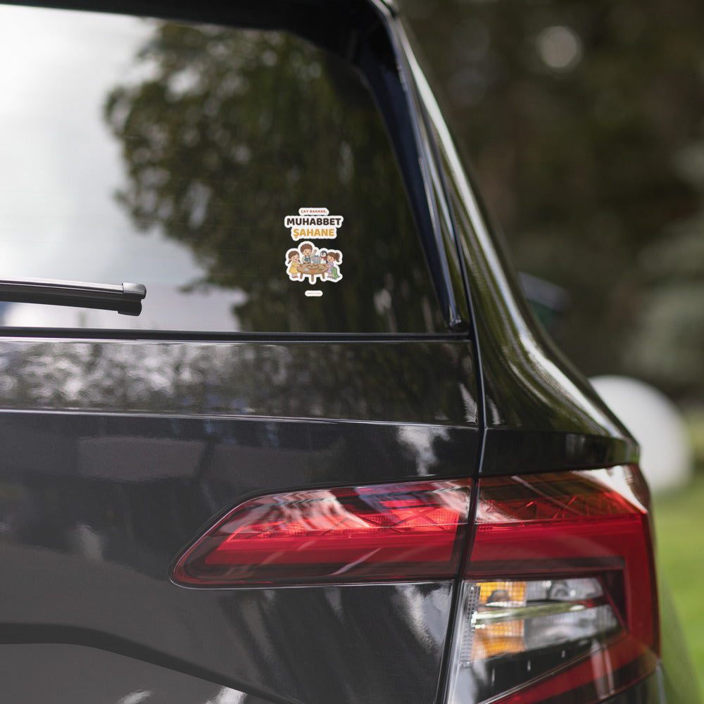 Çay Bahane, Muhabbet Şahane Kiss-Cut Sticker, Roots & Talks - lifestyle photo 2