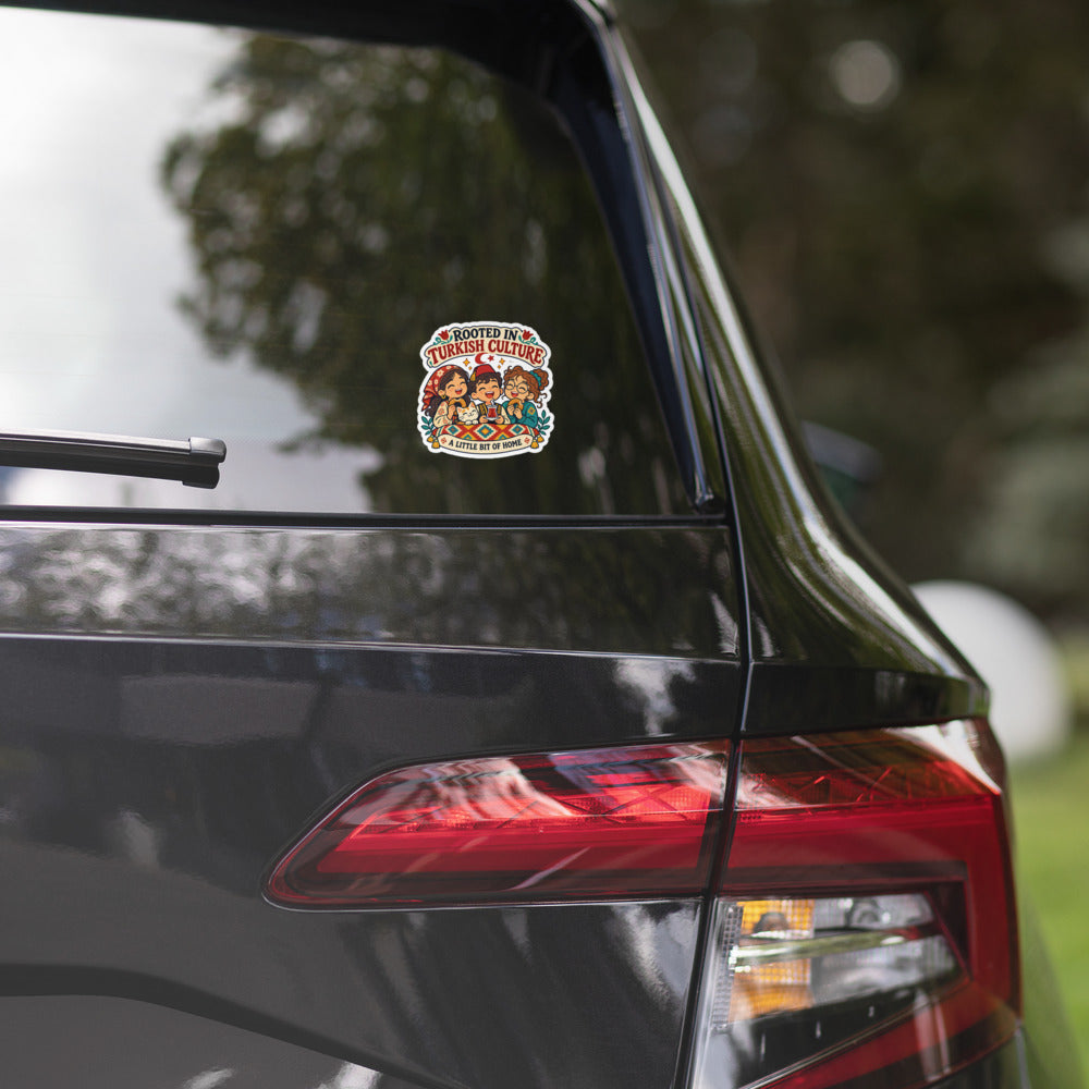 Rooted in Turkish Culture Kiss-Cut Sticker, Roots & Talks - lifestyle photo 2