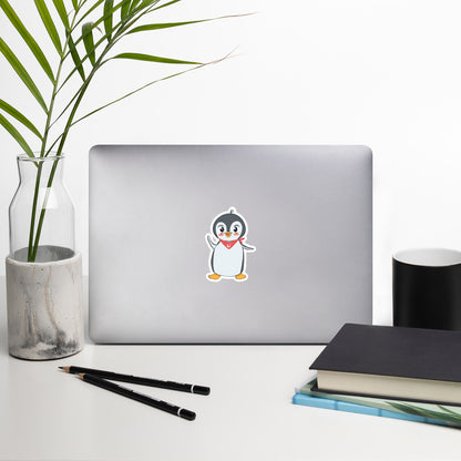 Pingucan Penguin Kiss-Cut Sticker, Roots & Talks - lifestyle photo 1