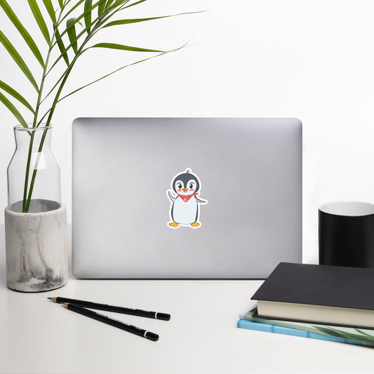 Pingucan Penguin Kiss-Cut Sticker, Roots & Talks - lifestyle photo 1