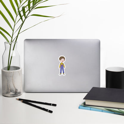 Ahmet Character Kiss-Cut Sticker, Roots & Talks - lifestyle photo 1