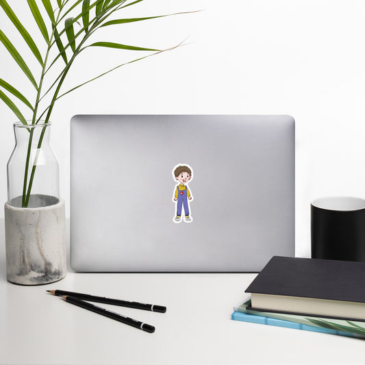 Ahmet Character Kiss-Cut Sticker, Roots & Talks - lifestyle photo 1