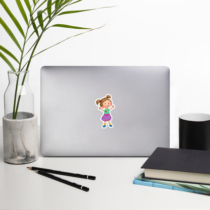 Ela Character Kiss-Cut Sticker, Roots & Talks - lifestyle photo 1