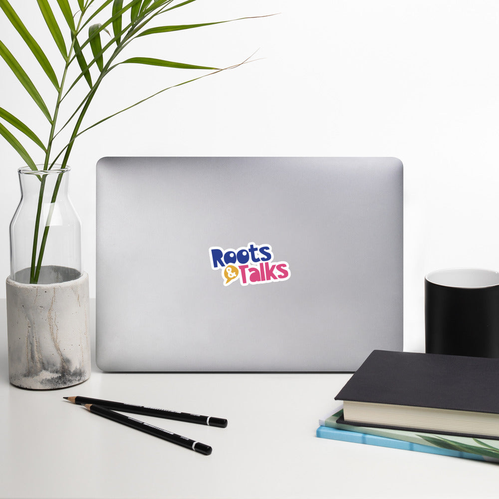 Roots & Talks Logo Kiss-Cut Sticker - lifestyle photo 1