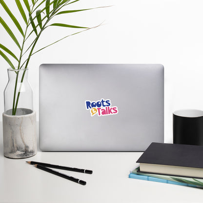 Roots & Talks Logo Kiss-Cut Sticker - lifestyle photo 1