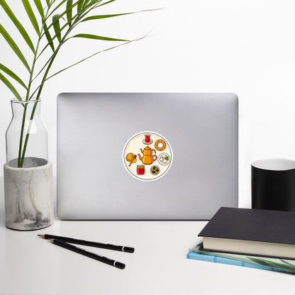 Turkish Breakfast Table Kiss-Cut Sticker, Roots & Talks - lifestyle photo 1