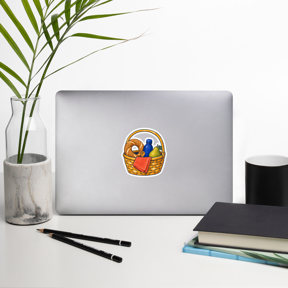 Picnic Basket Kiss-Cut Sticker, Roots & Talks - lifestyle photo 1