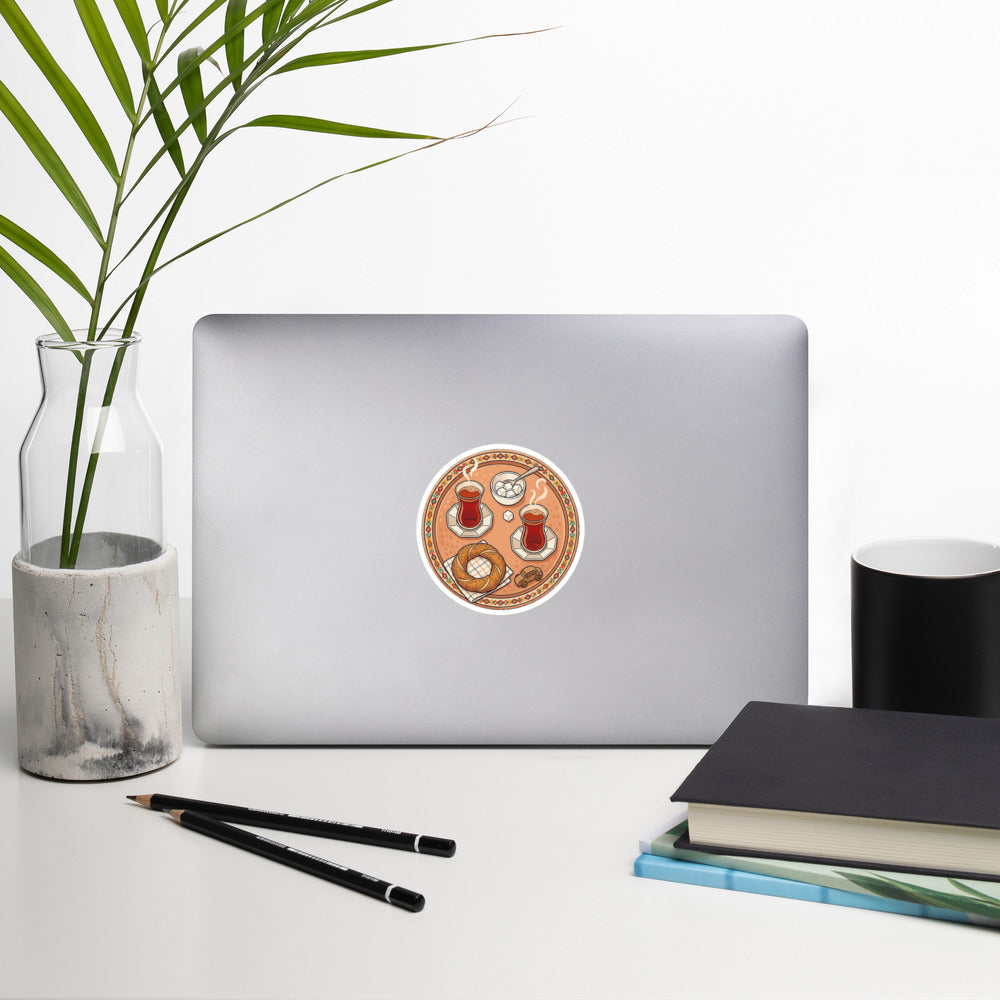 Room on Our Tray Kiss-Cut Sticker, Roots & Talks - lifestyle photo 1