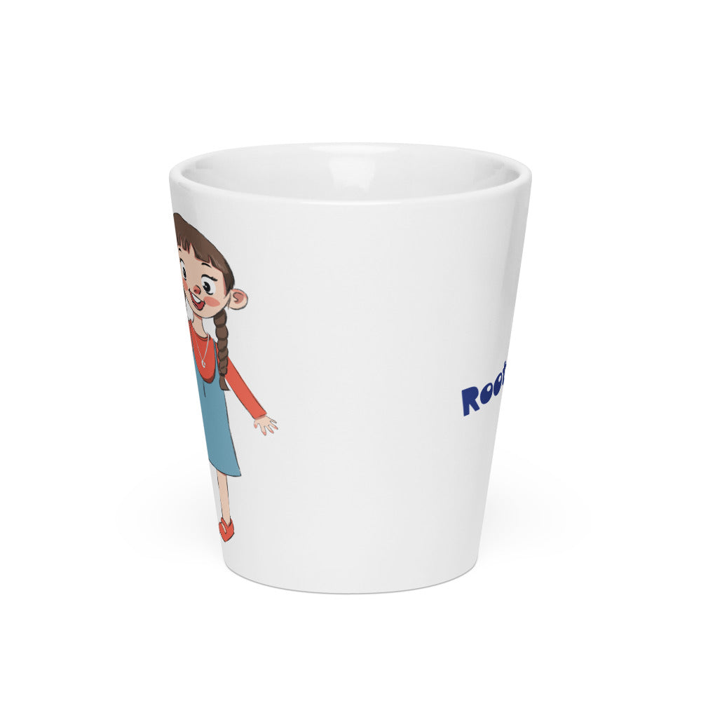 Eylül Character Latte Mug, 12 oz, Roots & Talks - Front