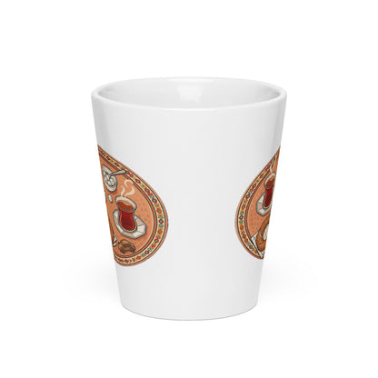 Room on Our Tray Latte Mug, 12 oz, Roots & Talks - Front