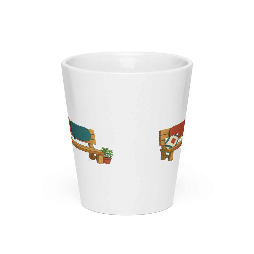 Room for One More Word Latte Mug, 12 oz, Roots & Talks - Front