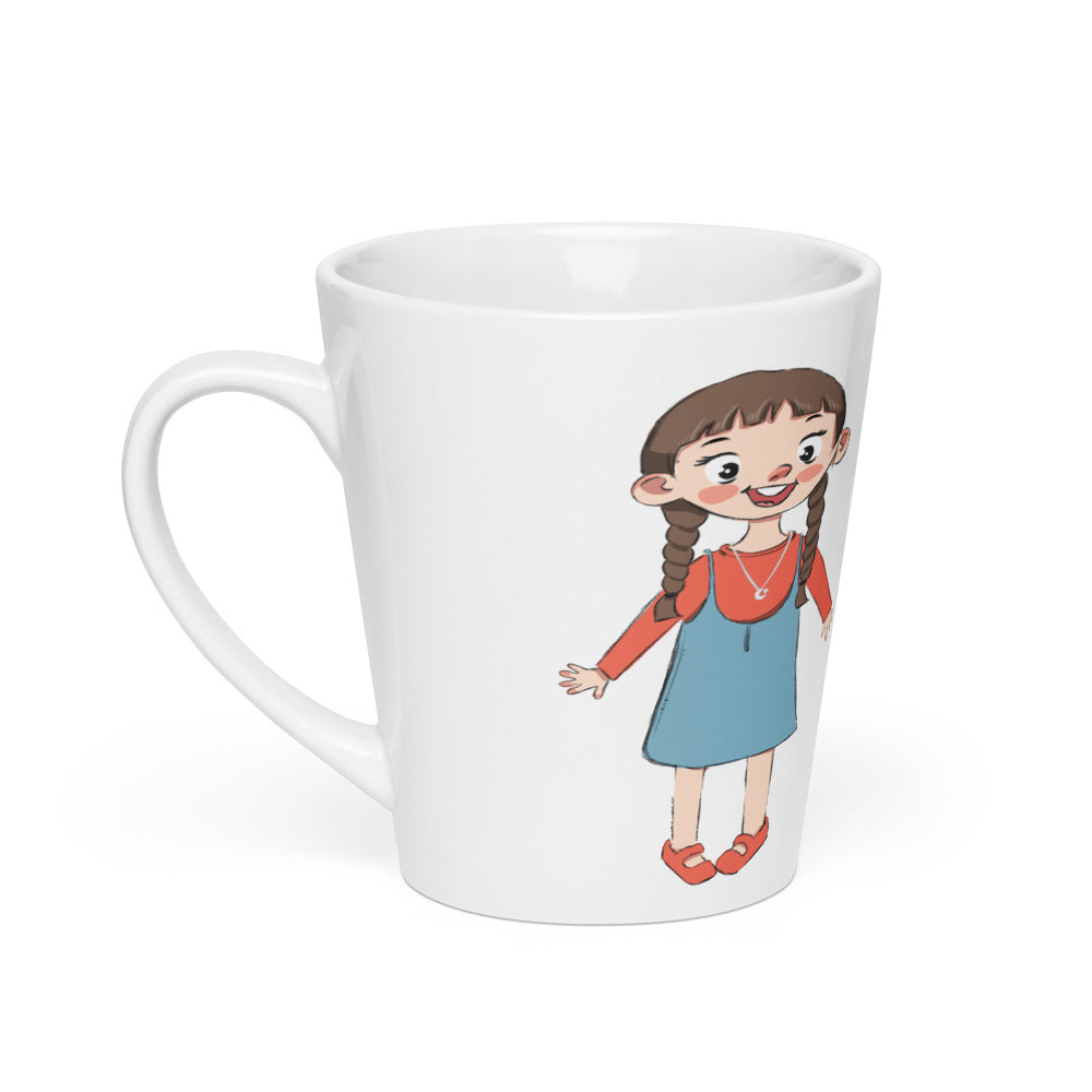 Eylül Character Latte Mug, 12 oz, Roots & Talks - product photo