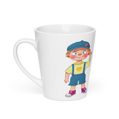 Giray Character Latte Mug, 12 oz, Roots & Talks - product photo