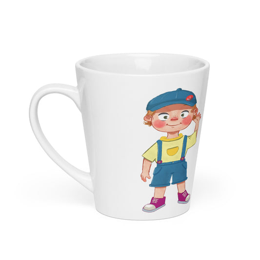 Giray Character Latte Mug, 12 oz, Roots & Talks - product photo