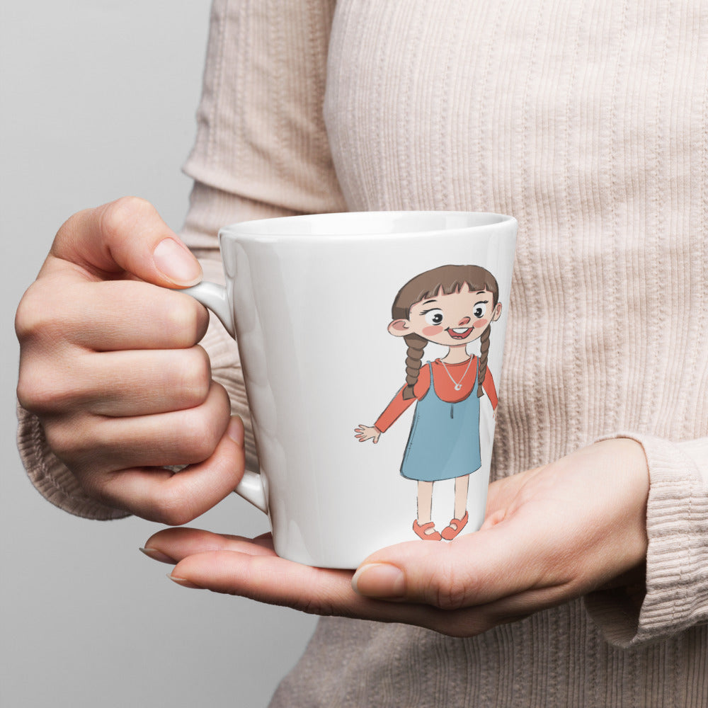 Eylül Character Latte Mug, 12 oz, Roots & Talks - lifestyle photo 1