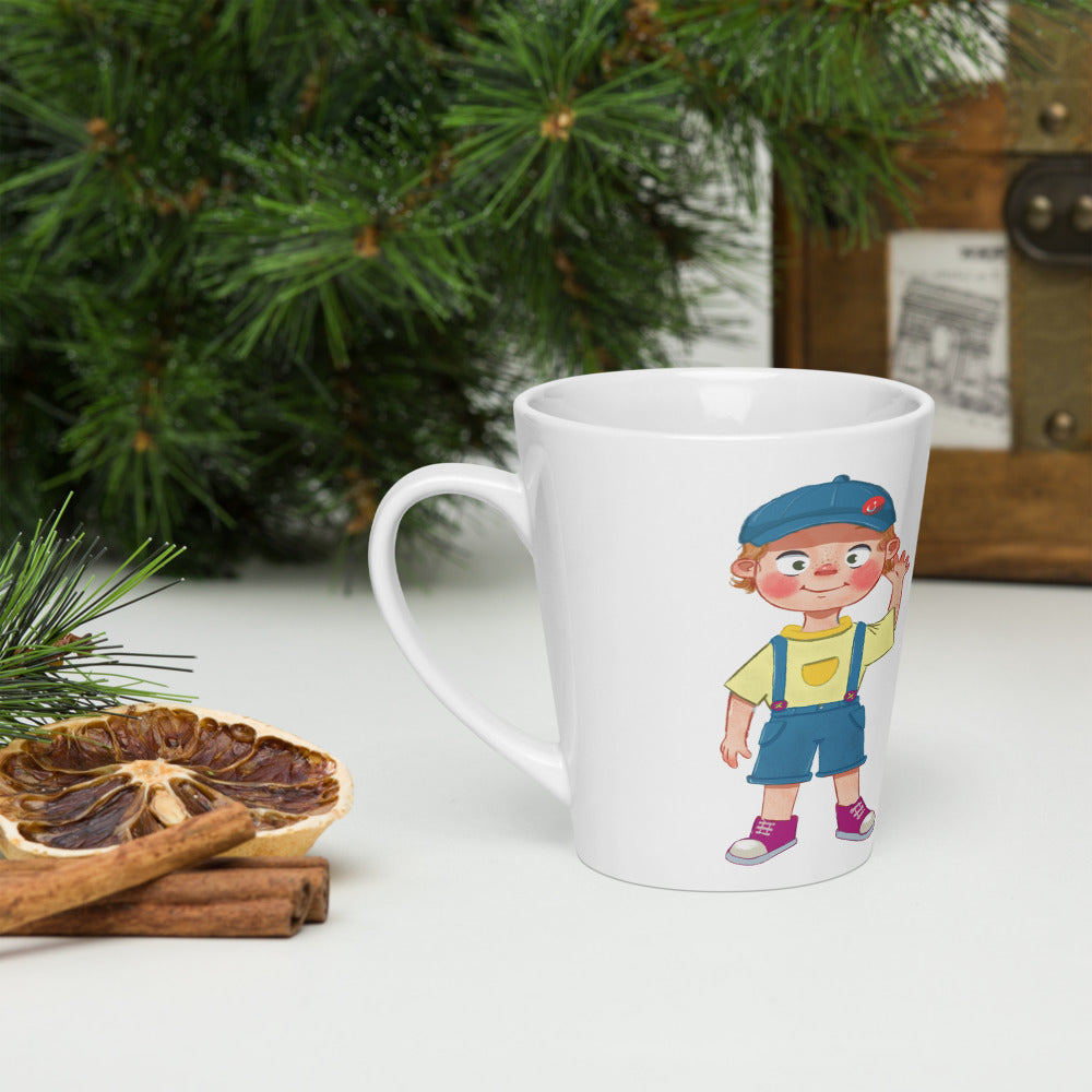 Giray Character Latte Mug, 12 oz, Roots & Talks - lifestyle photo 3
