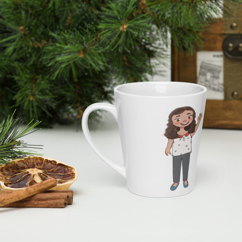 Defne Character Latte Mug, 12 oz, Roots & Talks - lifestyle photo 3