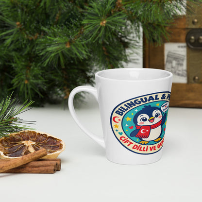 Bilingual & Proud Latte Mug, 12 oz, Roots & Talks - lifestyle photo 3