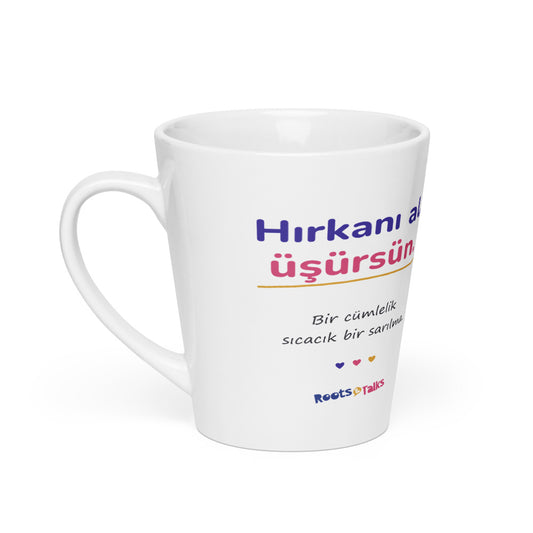 Hırkanı Al, Üşürsün Latte Mug, 12 oz, Roots & Talks - product photo