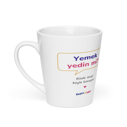 Yemek Yedin Mi? Latte Mug, 12 oz, Roots & Talks - product photo