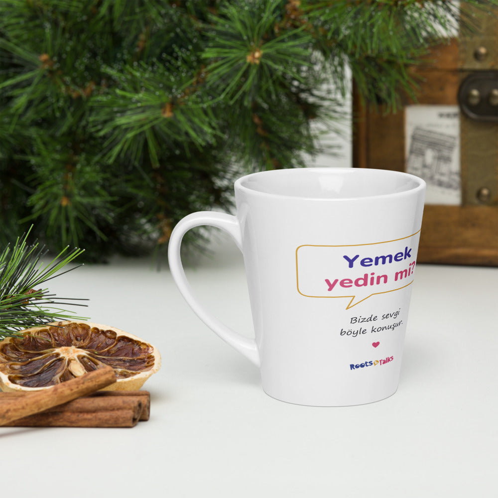 Yemek Yedin Mi? Latte Mug, 12 oz, Roots & Talks - lifestyle photo 3
