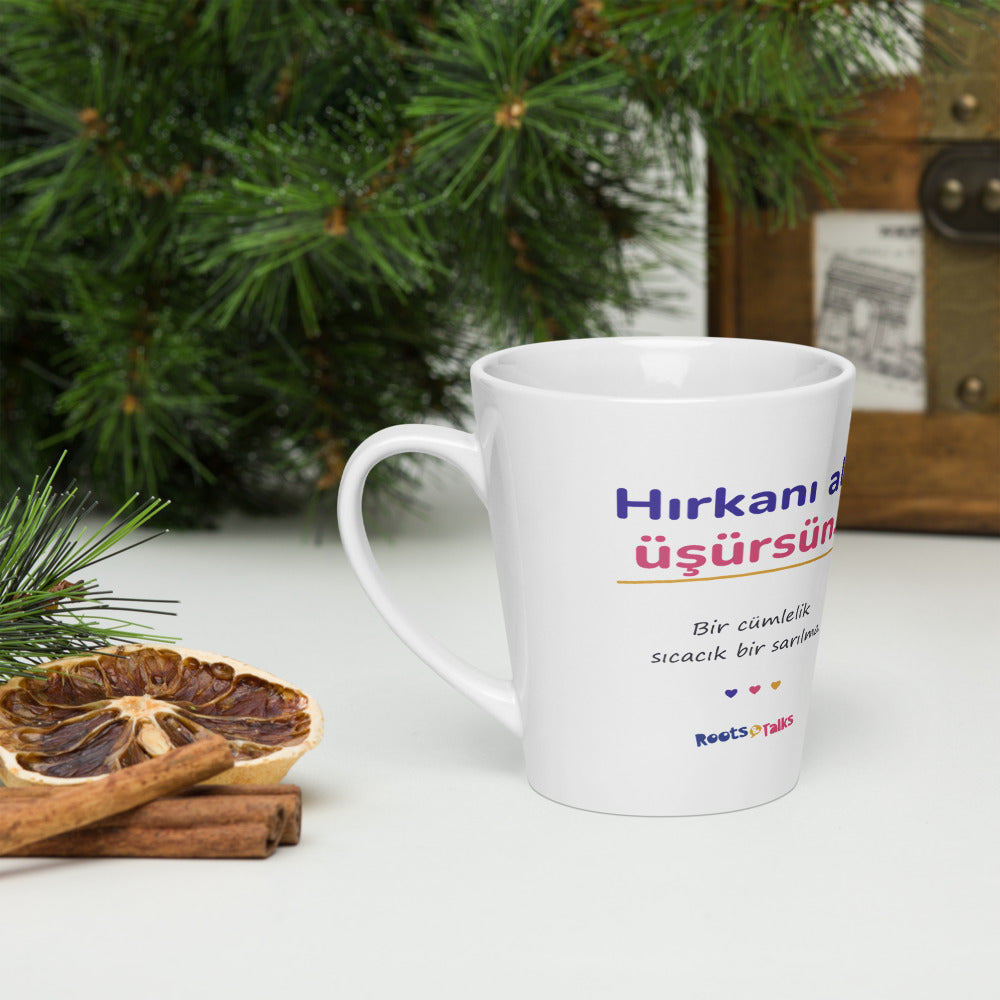 Hırkanı Al, Üşürsün Latte Mug, 12 oz, Roots & Talks - lifestyle photo 3