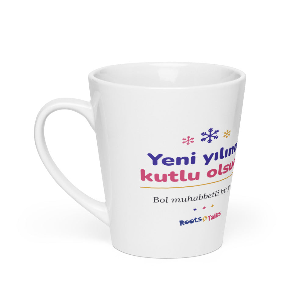 Yeni Yılınız Kutlu Olsun Latte Mug, 12 oz, Roots & Talks - product photo