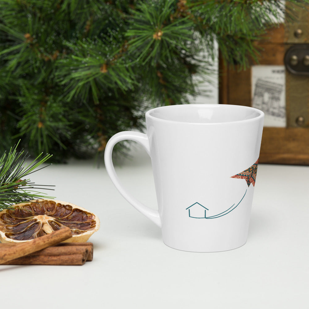 Kilim Flight Latte Mug, 12 oz, Roots & Talks - lifestyle photo 3