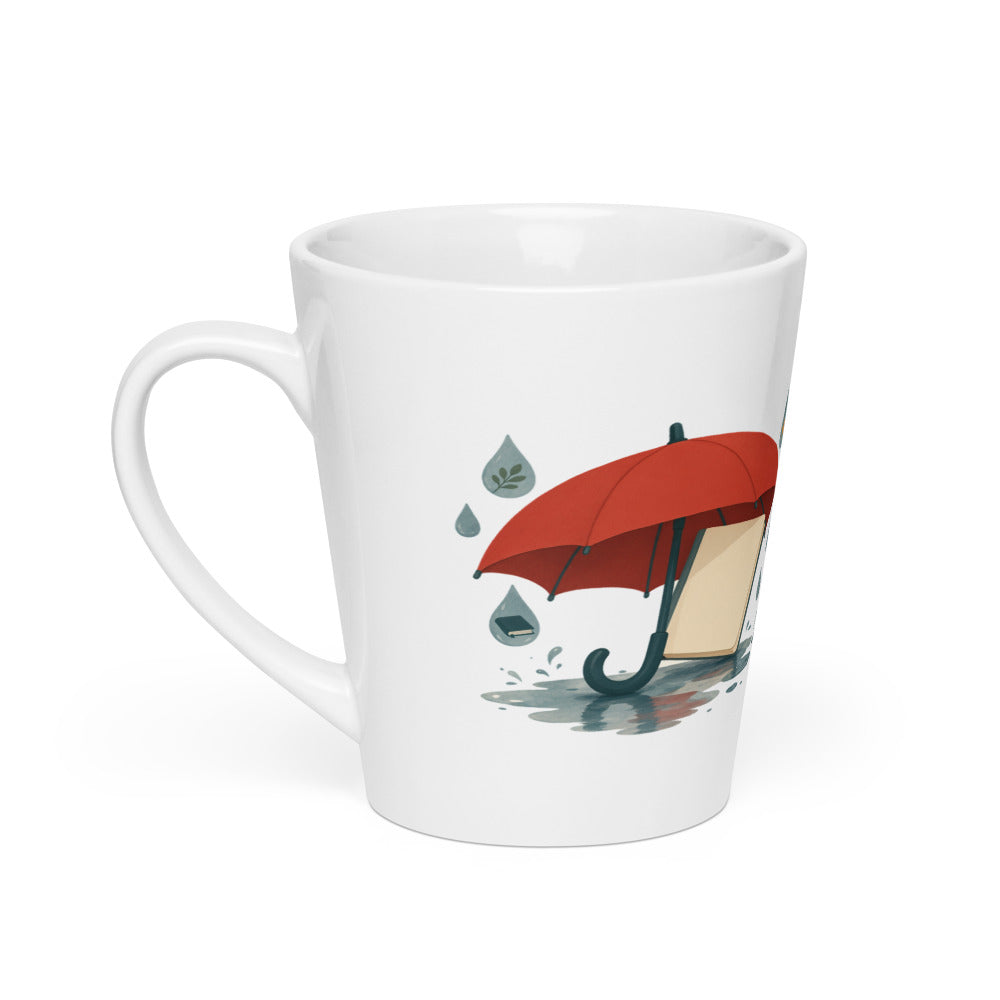 Word Umbrella Latte Mug, 12 oz, Roots & Talks - product photo