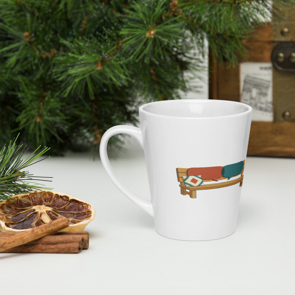 Room for One More Word Latte Mug, 12 oz, Roots & Talks - lifestyle photo 3