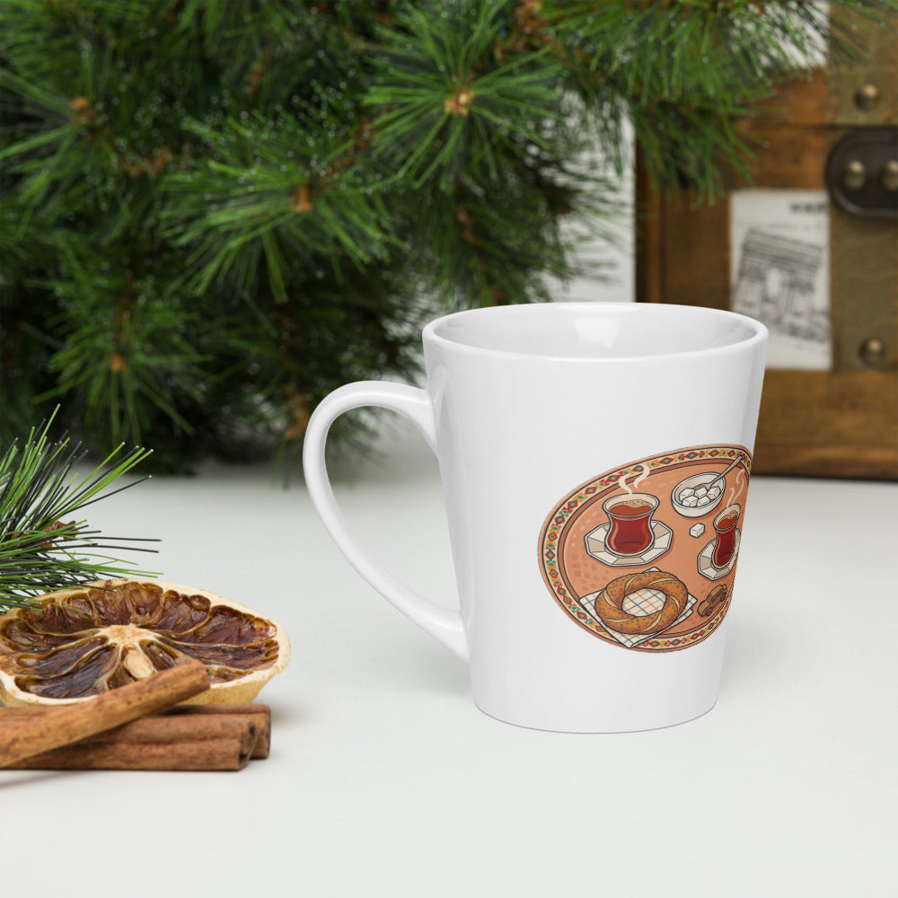Room on Our Tray Latte Mug, 12 oz, Roots & Talks - lifestyle photo 3