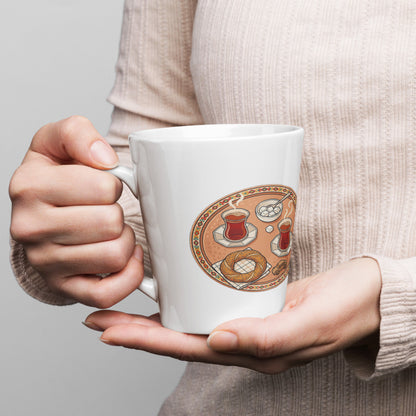 Room on Our Tray Latte Mug, 12 oz, Roots & Talks - lifestyle photo 1