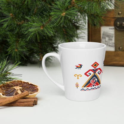 Elibelinde Latte Mug, 12 oz, Roots & Talks - lifestyle photo 3