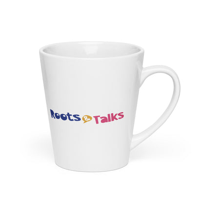 Ahmet Character Latte Mug, 12 oz, Roots & Talks - Right