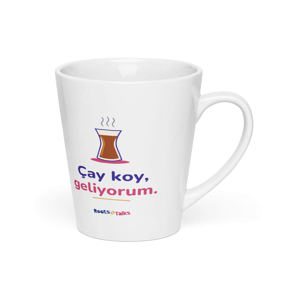 Çay Koy, Geliyorum Latte Mug, 12 oz, Roots & Talks - Right