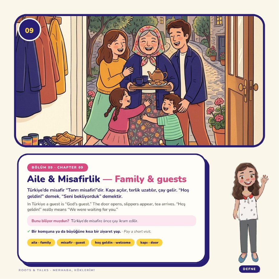A page about guests from the e-book Hello, My Roots!