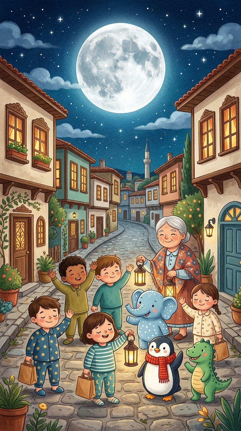 An illustrated page from The Midnight Simit Mystery, Chapter 5 of Little Adventures in Turkish Culture