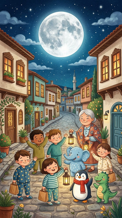 An illustrated page from The Midnight Simit Mystery, Chapter 5 of Little Adventures in Turkish Culture