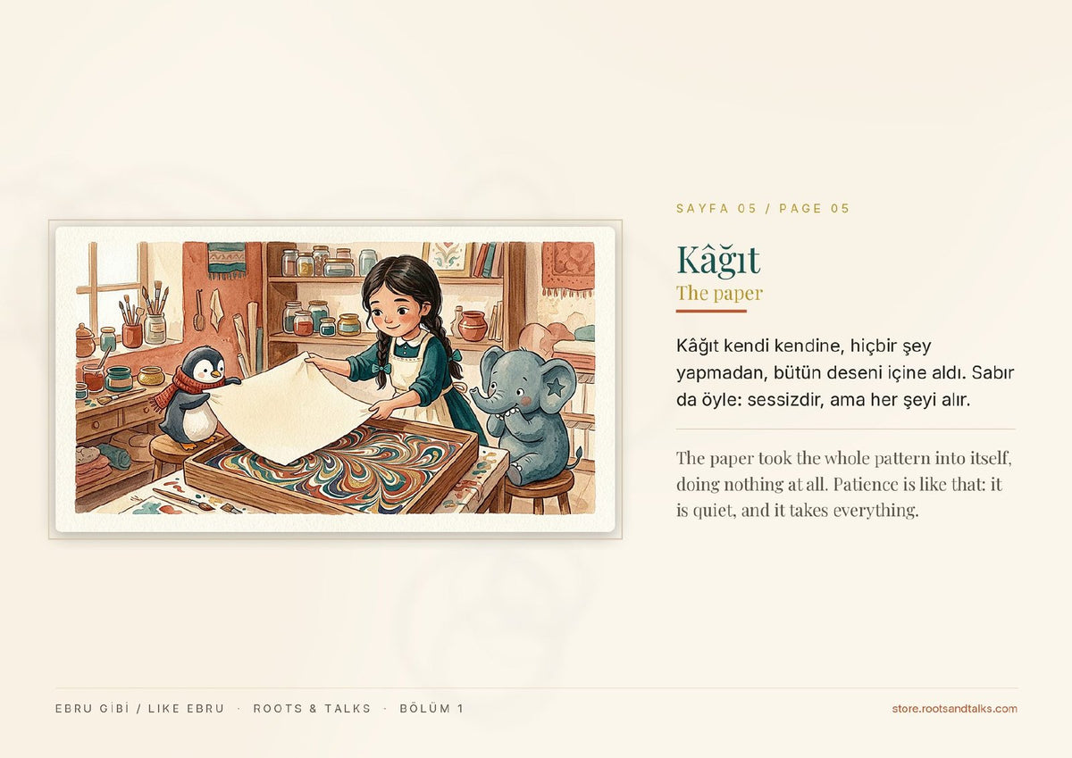 A page from Like Ebru / Ebru Gibi