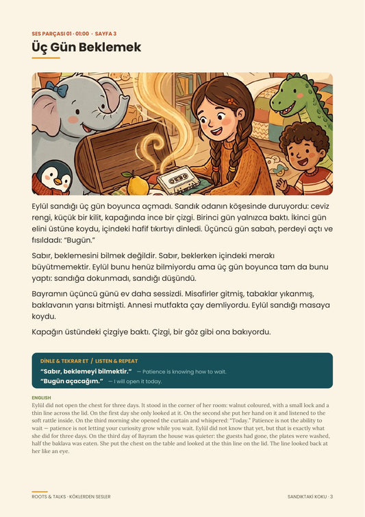 A page from Voices from the Roots 2