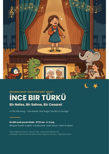 Cover of chapter 3, A Thin Folk Song (İnce Bir Türkü), in the Voices from the Roots bundle