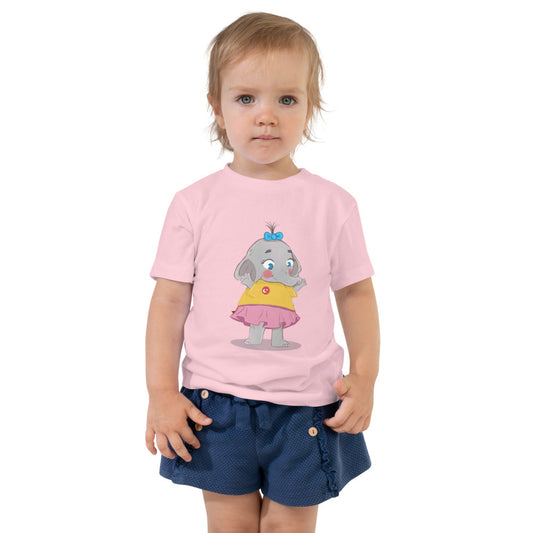 Filiz Elephant Toddler T-Shirt, Roots & Talks - Pink