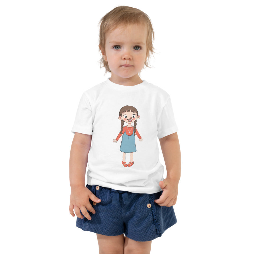 Eylül Character Toddler T-Shirt, Roots & Talks - White