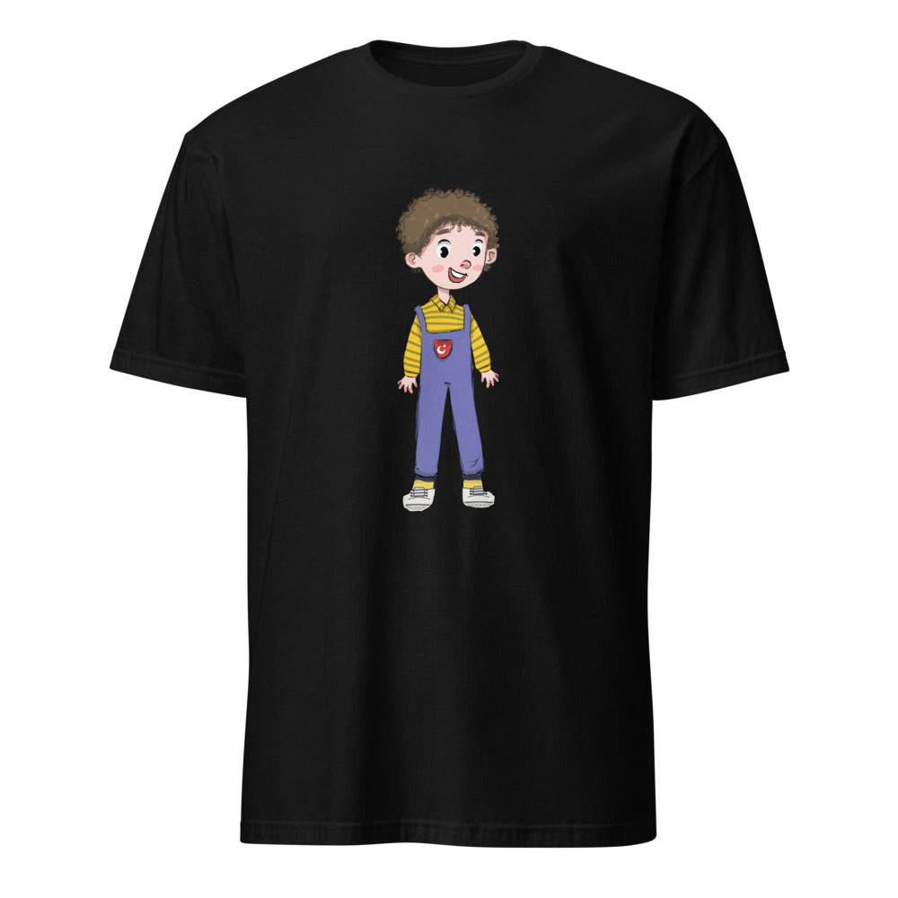 Ahmet Character Unisex Softstyle T-Shirt, Roots & Talks - Black